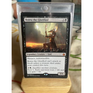 การ์ด MTG Bontu the Glorified Black Magic the Gathering EDH รุ่น AKH สภาพ Nm