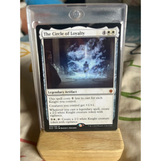 การ์ด MTG The Circle of Loyalty White Magic the Gathering EDH รุ่น ELD สภาพ Nm