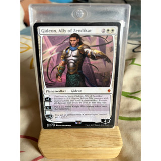 การ์ด MTG Gideon, Ally of Zendikar White Magic the Gathering EDH รุ่น BFZ สภาพ Nm