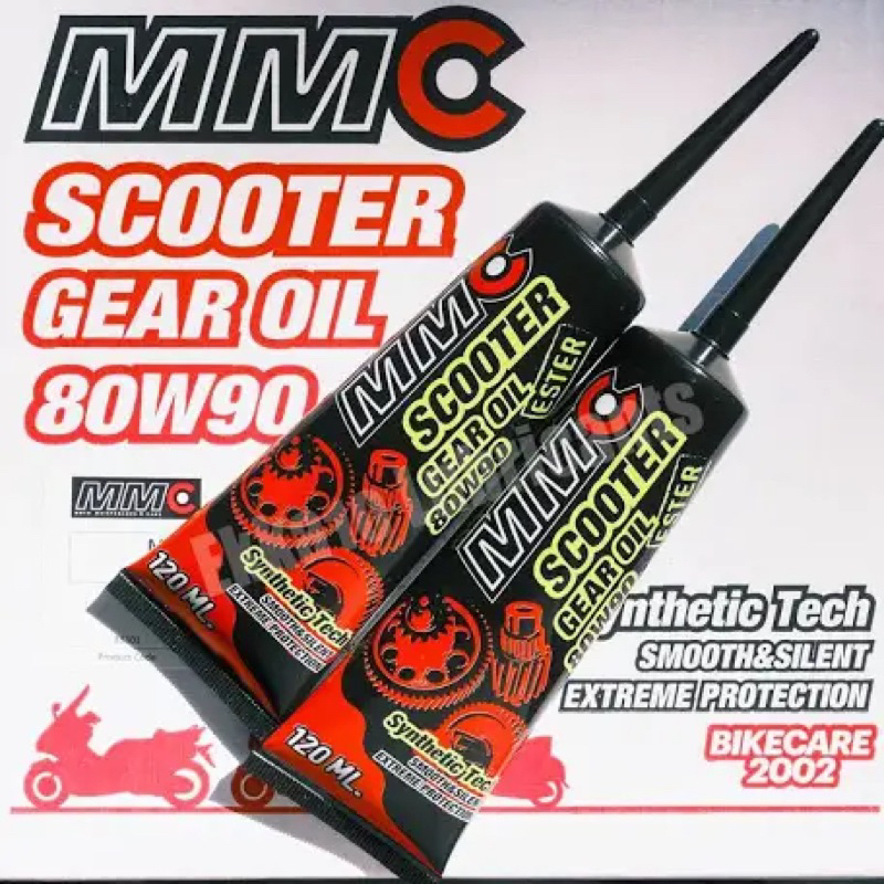 น้ำมันเฟืองท้าย MMC Scooter Gear Oil ESTER 80W-90 ปริมาณ 120 ml. (ราคาต่อ 1 หลอด)