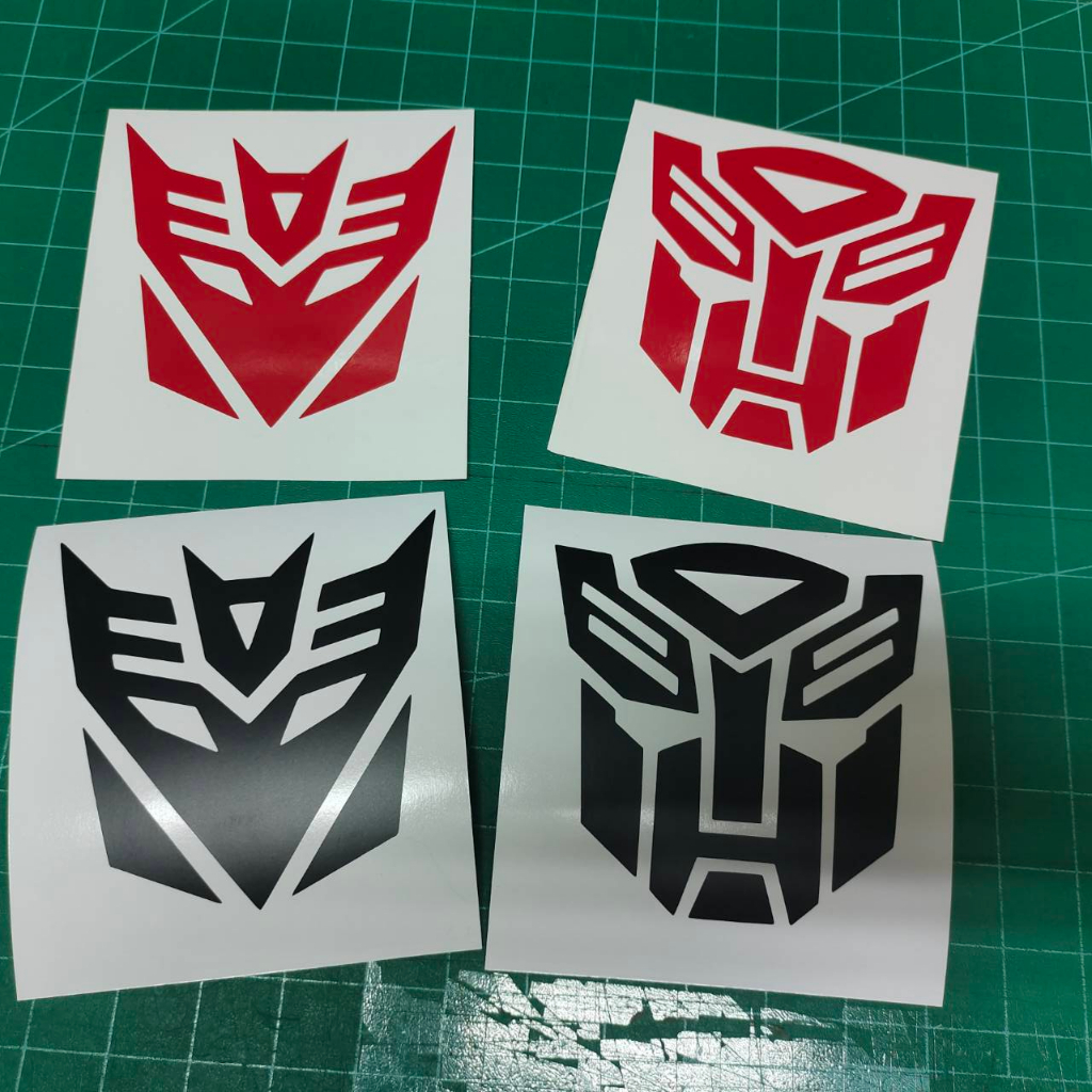 Transformers ออโตบอท สติกเกอร์แต่งรถ แต่งท้าย ลายน่ารัก