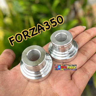 บูทล้อหน้าฟอซ่า350 บูชล้อหน้าFORZA350งานอลูมิเนียมอย่างดี(1คู่)