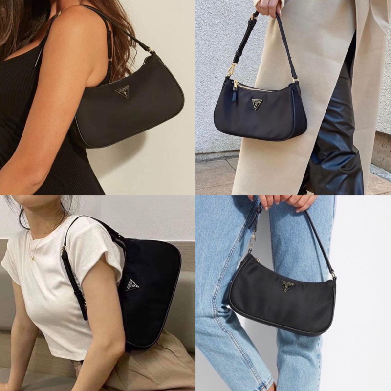 พร้อมส่ง ทรงฮิต กระเป๋า guess พอช แท้ ปลอมคืนเงิน มี2 รุ่น paris/little รุ่นปารีส & ลิตเติ้ล