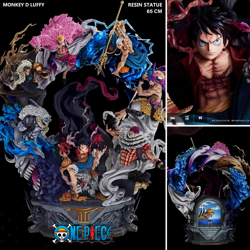 Figure Last Sleep Studio One Piece วันพีช เต็มพิกัดสลัดจอมลุย Monkey D Luffy มังกี้ ดี ลูฟี่ กับ ตัว