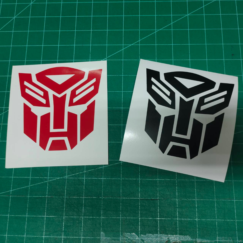 สติกเกอร์ไดคัท Transformers ออโตบอท สติกเกอร์แต่งรถ แต่งท้าย ลายน่ารัก