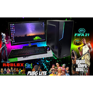 คอมเกมมิ่ง ☑️Core i5- full set@ ram 8GB☑️ Monitor -24" ☑️ Roblox ☑️PUBG ☑️Free Fire ☑️งานหรือเกมออนไลน์ ☑️หนัง Full HD