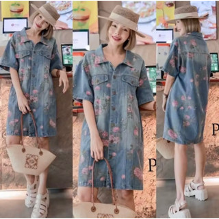 เดรสยีนส์ ป้าย NT Princess sz.L อก 40