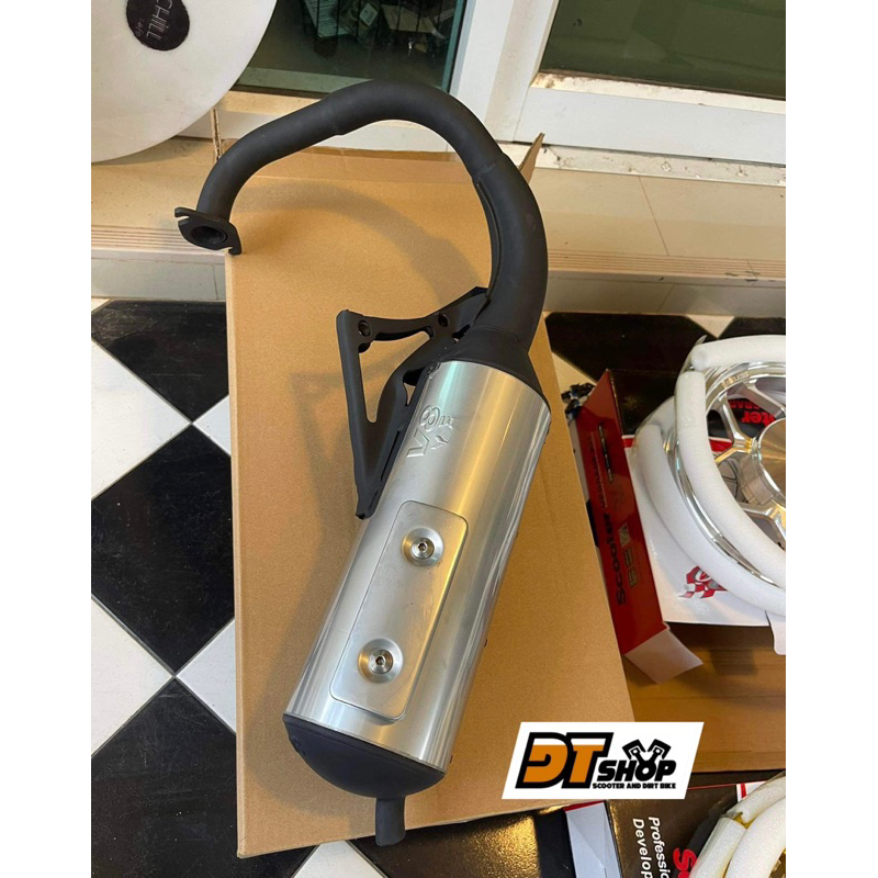 ท่อV8 หมก Dio-af18,25,27,28 +ประเก็นคอท่อ ตรงรุ่นงานดีมีคุณภาพ