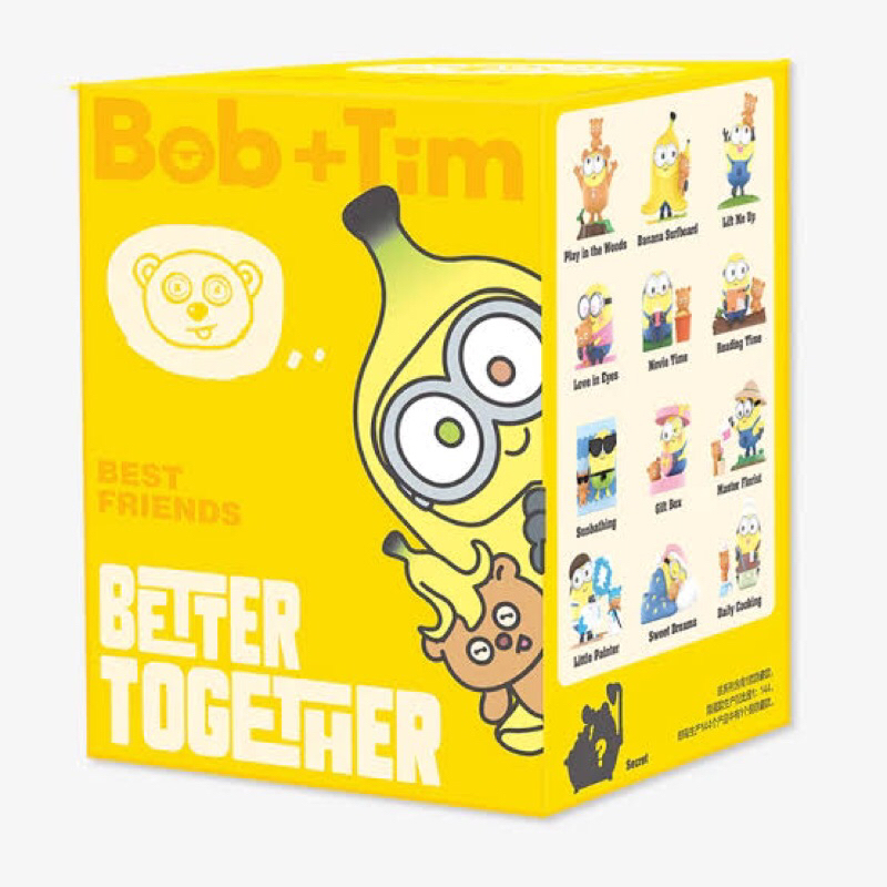 POP MART Bob + Tim Minions Better Together Series