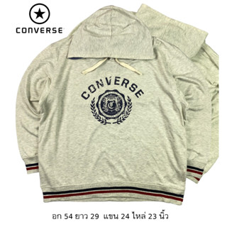 Converse เสื้อสเวตเตอร์ฮู้ด มือสอง ผ้าสวยตรงปก