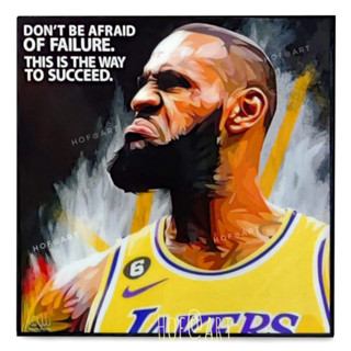 LeBron James #3 เลบรอน เจมส์ Basketball บาสเก็ตบอล รูปภาพ​ติด​ผนัง​ pop art​ กรอบรูป​​ นักกีฬา ของขวัญ​​ แต่งบ้าน