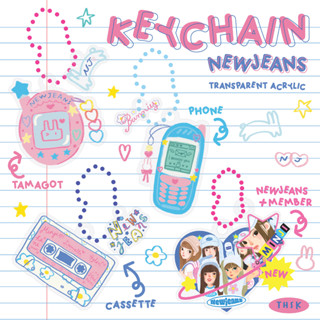 Keychain Newjeans พวงกุญแจอะคริลิค ลายนิวจีน