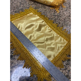 ผ้ารองฐานพระ ผ้าปูหิ้งพระ ผ้ารองพานโต๊ะหมู่บูชา