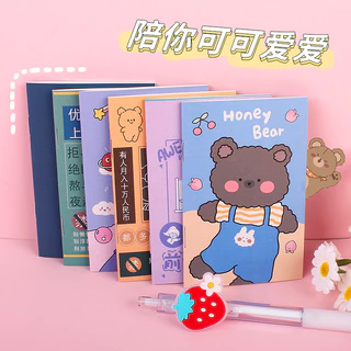 ✿notebook✿A7สมุดโน๊ตจิ๋ว สุ่มลาย สมุดจิ๋ว มีเส้น 10.5x7 cm สมุดจดบันทึก สมุดพกพา สมุดโน๊ต ของแจก