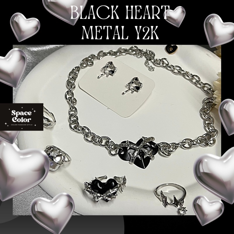 ⛓️🖤เครื่องประดับ collection Heart rock Y2K🏁🔗