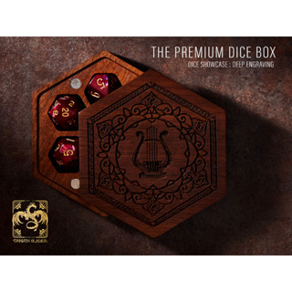 The Bard Dice Box | Premium DnD Dice Box | D&amp;D Dice Box | Dice Vault | Dice Storage Tray for MTG RPG Gaming