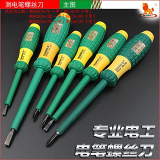 WYNNS TOOLS สีเขียว ไขควงกันไฟ ไขควงเช็คไฟ