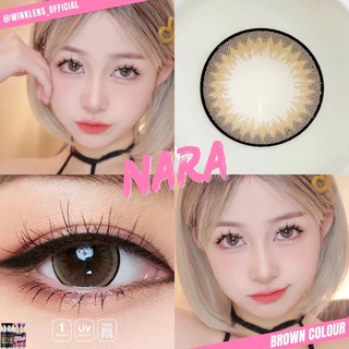 ✨ค่าสายตา 0.00 ถึง -10.00✨Nara eff.18 ตาโต (wink wow)เลนส์กรองแสง กันยูวี
