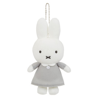 [Direct from Japan] SEKIGUCHI Miffy Plush Key Chain Gray Japan NEW