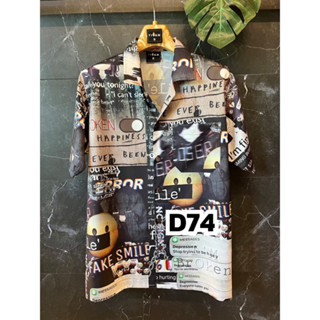 เสื้อฮาวาย  เสื้อเชิ้ต D74