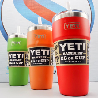 แก้วเยติของแท้ 💯% • YETI RAMBLER 26oz ™ ( ชุดฝาหลอด ) 🌟🌟🌟โปรดอ่านรายละเอียดให้ครบ 🌟🌟🌟