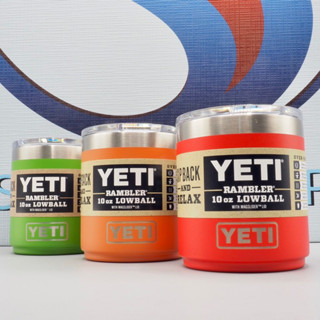 แก้วเยติของแท้ 💯% • YETI RAMBLER 10oz LOWBALL TUMBLER ™ ( ฝาสไลด์แม่เหล็ก ) 🌟🌟🌟โปรดอ่านรายละเอียดให้ครบ 🌟🌟🌟