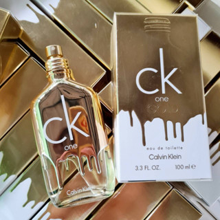 Calvin Klein CK One Gold Limited Edition (unisex) 100ml กล่องขายใหม่ซีล เบิกห้างใหม่เอี่ยม