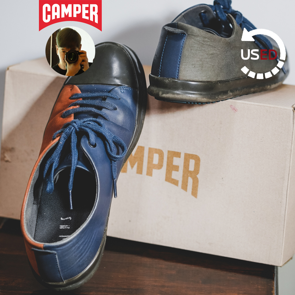 CAMPER แท้ 100% รองเท้าผู้ชาย  (รุ่น TWINS) มือสอง สภาพดี ไม่แตก Size 43