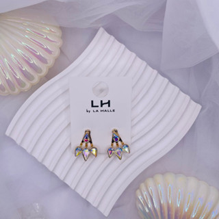 ต่างหูสไตล์ ear jacket แบรนด์ LH by LA HALLE (พร้อมส่ง)