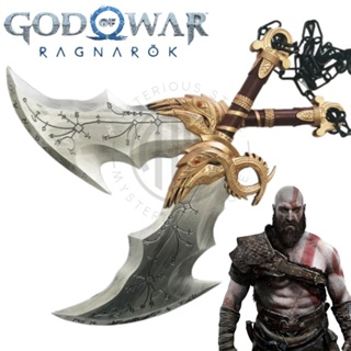 God of War Ragnarök ดาบของเล่นอาวุธเทพเจ้าแห่งสงคราม Athena Kratos วัสดุ PU คุณภาพดี