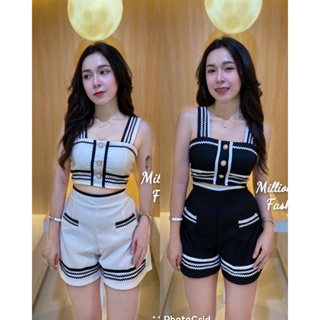 mnv_shop ( 1012 )  ชุดเซ็ท2ชิ้น ผ้าซาร่า ผ้าดี ทรงสวยแพทเทิร์นเป๊ะ ใส่สวย ดูดีดูแพงค่า