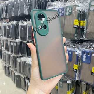 📮พร้อมส่ง เคสTPUขอบสีหลังด้าน กันกล้อง OPPO Reno10/Reno10Pro(ตรงรุ่น)