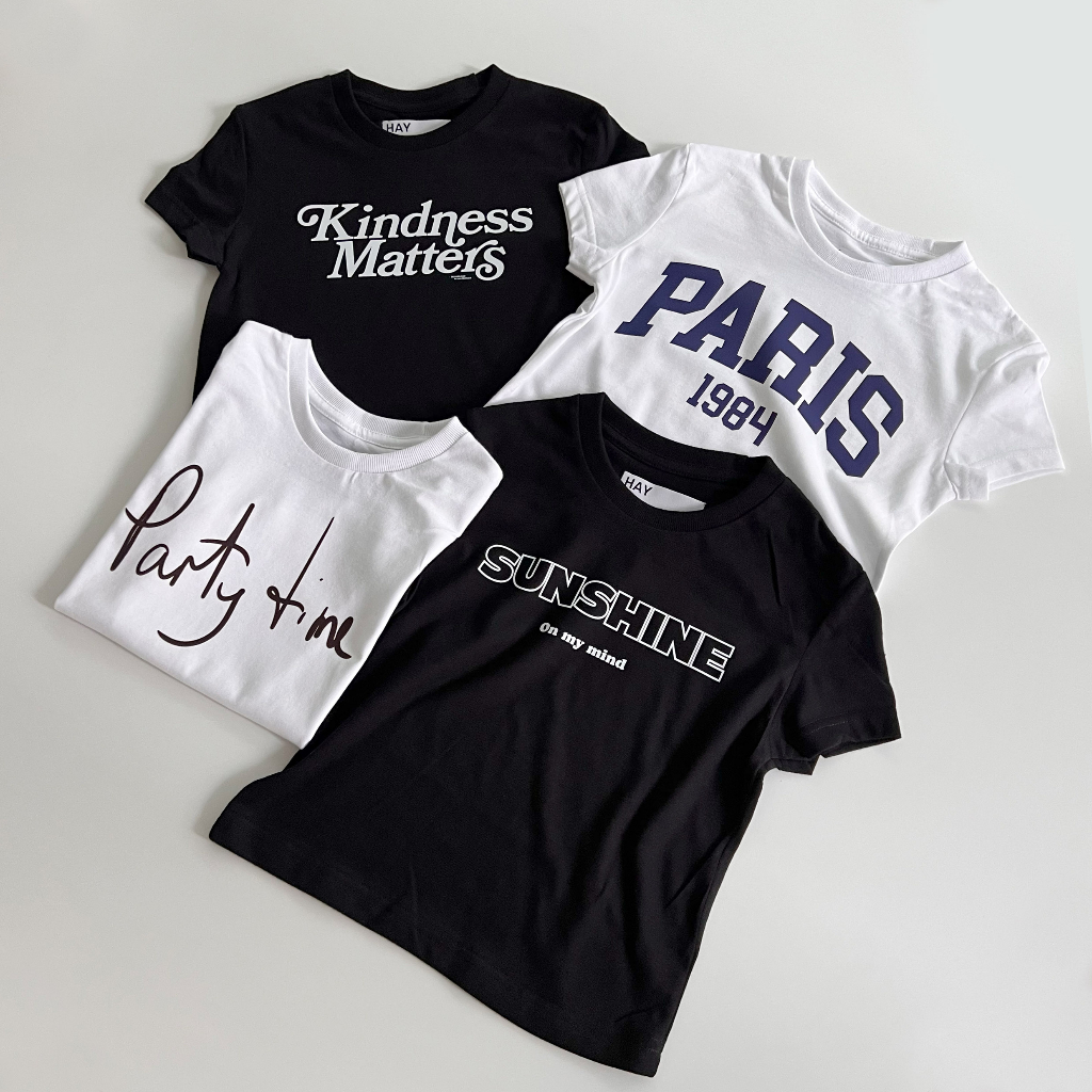 HAY - BABY TEE / T-SHIRT  (ready to ship)
