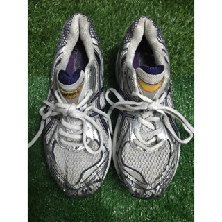 รองเท้าผ้าใบแบรนด์เนมมือสอง Asics gel  สไตล์คลาสสิคสีสดใส