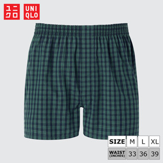 กางเกงบ๊อกเซอร์ Uniqlo Woven - Checked 55