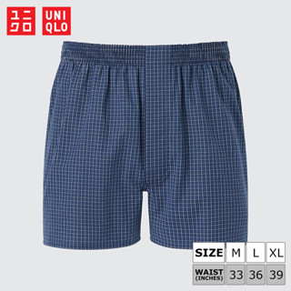 กางเกงบ๊อกเซอร์ Uniqlo Woven - Checked 67