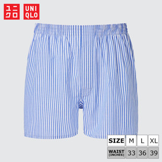 กางเกงบ๊อกเซอร์ Uniqlo Woven - London Striped 64