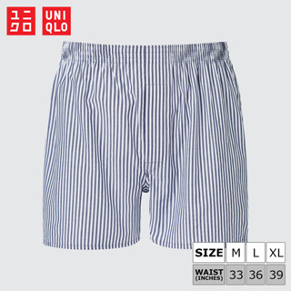 กางเกงบ๊อกเซอร์ Uniqlo Woven - London Striped 68