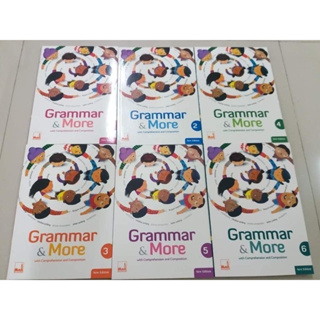 Grammar &amp; More แบบฝึกหัดไวยากรณ์ ป.1-6 สนพ.อังกฤษ ของแท้