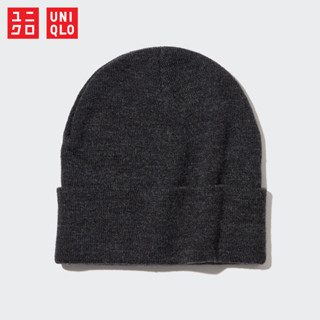 หมวกไหมพรม Uniqlo HEATTECH - 08 Dark Gray