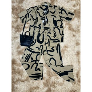 hawai set!/oversize ชุดเซท/เสื้อฮาวาย/ชุดคู่/unisex/ใส่ได้ทั้งชายและหญิง