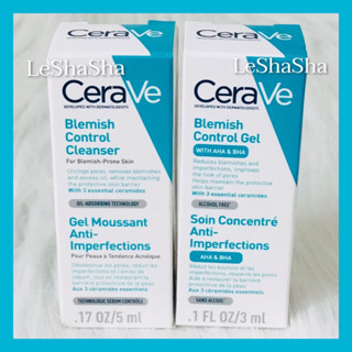 🔥ของแท้ 100% ฉลากไทย🔥CERAVE BLEMISH CONTROL CLEANSER CERAVE BLEMISH CONTROL GEL เซราวีโฟมล้างหน้า เจลรักษาสิว ขนาดทดลอง