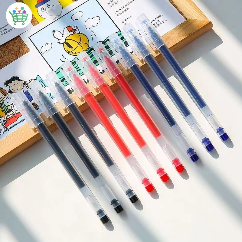 พร้อมส่ง ปากกา ความจุหมึก 4 เท่า ขนาด 0.5mm ปากกาเจล มี3สี(สีน้ำเงิน/แดง/ดำ) เขียนลื่น เครื่องเขียน