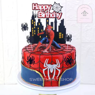 โมเดล ตุ๊กตา สไปร์เดอร์แมน Spiderman Marvel แต่งเค้ก