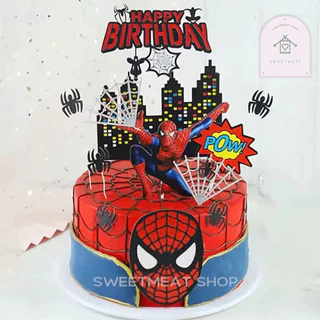 โมเดล ตุ๊กตา สไปร์เดอร์แมน Spiderman Marvel แต่งเค้ก
