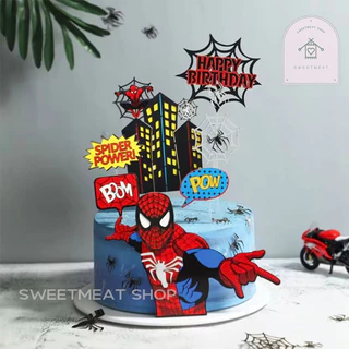 โมเดล ตุ๊กตา สไปร์เดอร์แมน Spiderman Marvel แต่งเค้ก