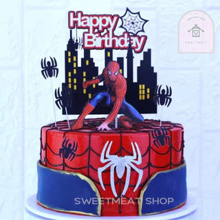 โมเดล ตุ๊กตา สไปร์เดอร์แมน Spiderman Marvel แต่งเค้ก