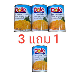 **(3 แถม 1)** Dole โดล ส้มแมนดารินในน้ำเชื่อม 425 กรัม