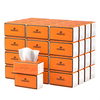 🌟🌟CHEERFUL TISSUE🌟🌟 Botare Air Cushion Soft Tissue ดีลักซ์ คอมฟอร์ท กระดาษทิชชู่ หนา 4 ชั้น 360 แผ่น