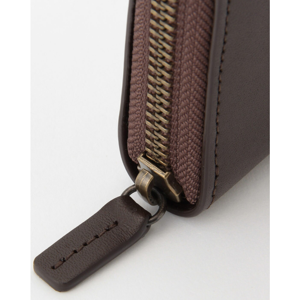 Muji กระเป๋าสตางค์หนังฟอก ใบยาว